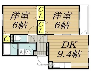 パルティール・アイ【203号室】の間取り