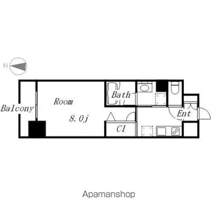 GRAND ESPOIR 車道【6階】の間取り
