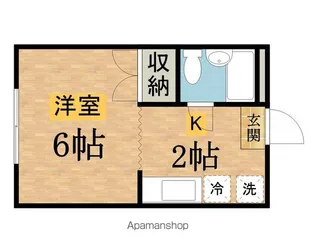 第2アベニュー八木【2階】の間取り