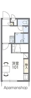 レオパレス松前役場前【101号室】の間取り