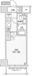レジディア笹塚Ⅱ【14階】の間取り