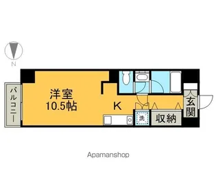 泉アパートメント【7階】の間取り