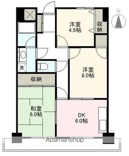 ベルエミナンス桜町【305号室】の間取り
