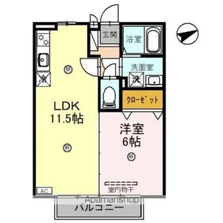 サニーコート杉本 C【2階】の間取り