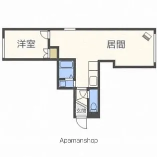 エスポワール北郷【106号室】の間取り