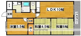 EVERGREEN泉ヶ丘1号館【2階】の間取り