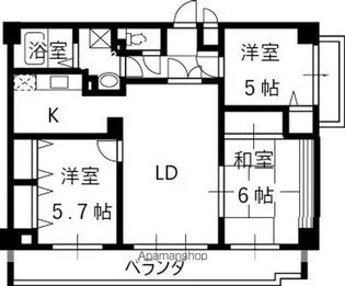 ドムストリア【1階】の間取り