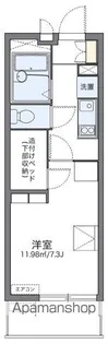 レオパレスさくらⅡ【2階】の間取り