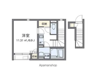 クレイノOTANI Ⅳ【2階】の間取り