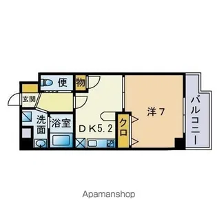 プラムスクエアハイツ【3階】の間取り