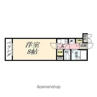 イマージュ・シャトー【9階】の間取り