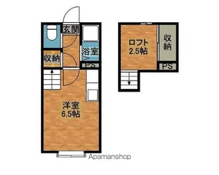 サンロード【101号室】の間取り