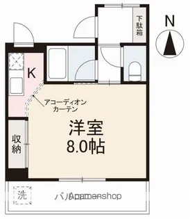 バウハウスクボタ【4階】の間取り