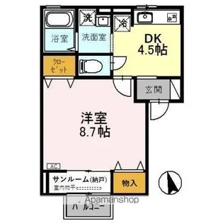 エクセラン12【2階】の間取り