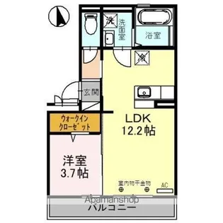 ユニ ステイ弐番館【3階】の間取り