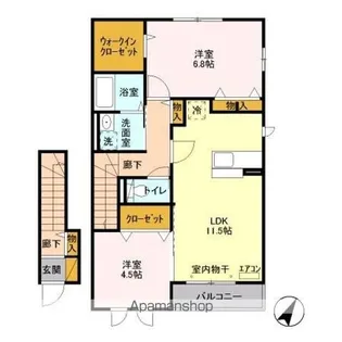 エスペランサ【2階】の間取り