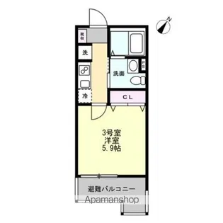 MIRAIS南万騎が原【2階】の間取り
