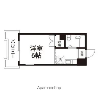 Mヒルズ本町【407号室】の間取り