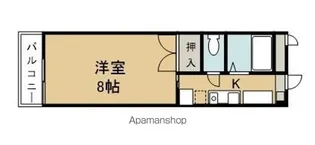 スリーパーシモンズパレス【4階】の間取り