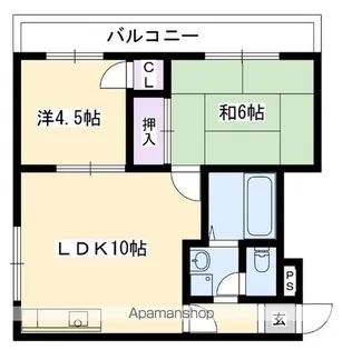 レスターテⅡ【4階】の間取り