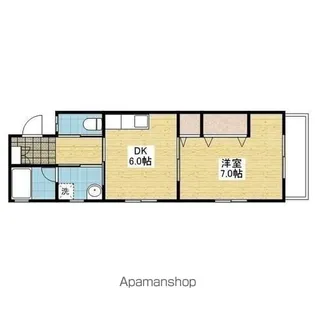 フェリス南梅本【2階】の間取り