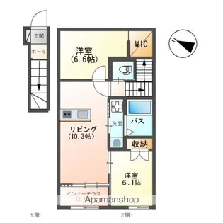 ラコッリーナ【2階】の間取り