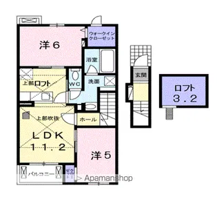 WINSTON C【2階】の間取り