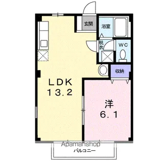 エクセル豊山【1階】の間取り
