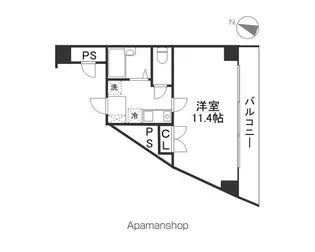 クレスト草津【835号室】の間取り