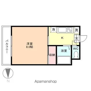 M・Oハイツ【1階】の間取り