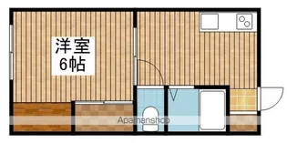 コーポ豊C【2階】の間取り