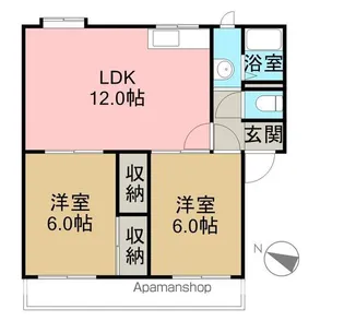 メゾントレビⅤ【101号室】の間取り