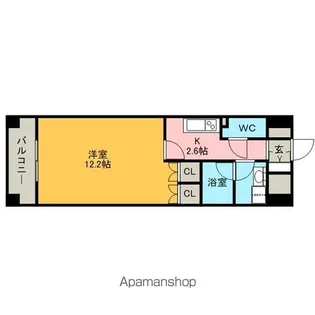 グラン・アベニュー名駅【8階】の間取り