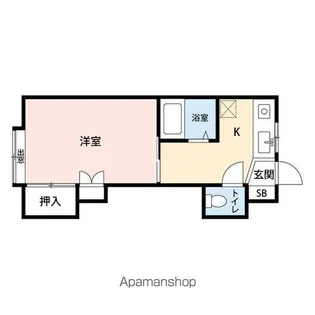 ニューハイブリッジ【1階】の間取り