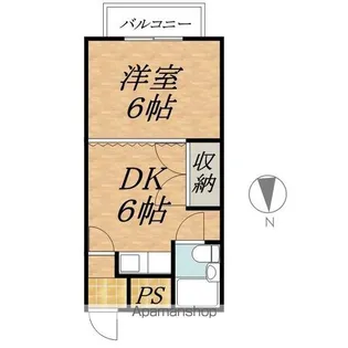 ダイヤハイツ【2階】の間取り