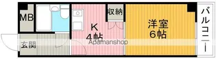 ライオンズマンション豊中蛍池【2階】の間取り