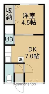 コーポいくた【1階】の間取り