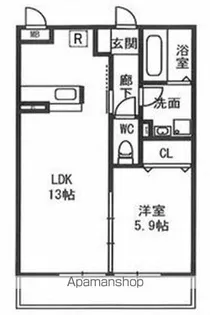 リジエール A棟【1階】の間取り