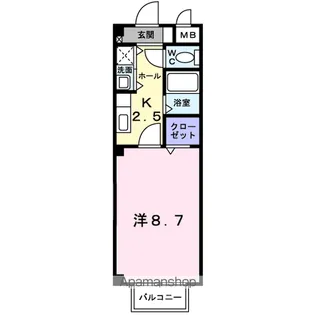 滋賀県愛知郡愛荘町愛知川【アパート】の間取り