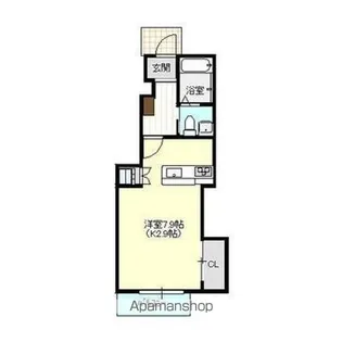 RIZN Ⅱ【104号室】の間取り