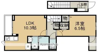 ソレイユ【2階】の間取り