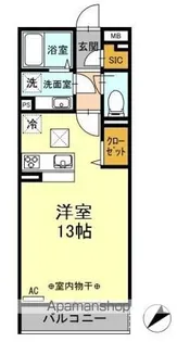 東京都日野市東豊田1丁目【アパート】の間取り