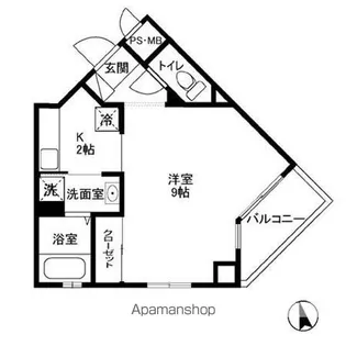 オクト【1階】の間取り