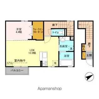 ルピナス B【2階】の間取り