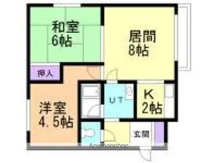 セピア発寒中央公園【1階】の間取り