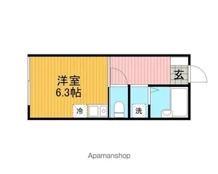 アルシオーネ東林間【2階】の間取り