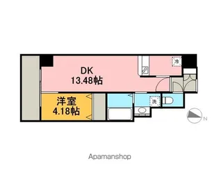 フレア・F【4階】の間取り