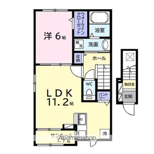 アネックス ワン【2階】の間取り