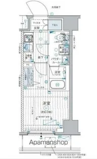 GENOVIA西横浜【8階】の間取り
