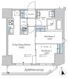 アーバネックス上野【6階】の間取り